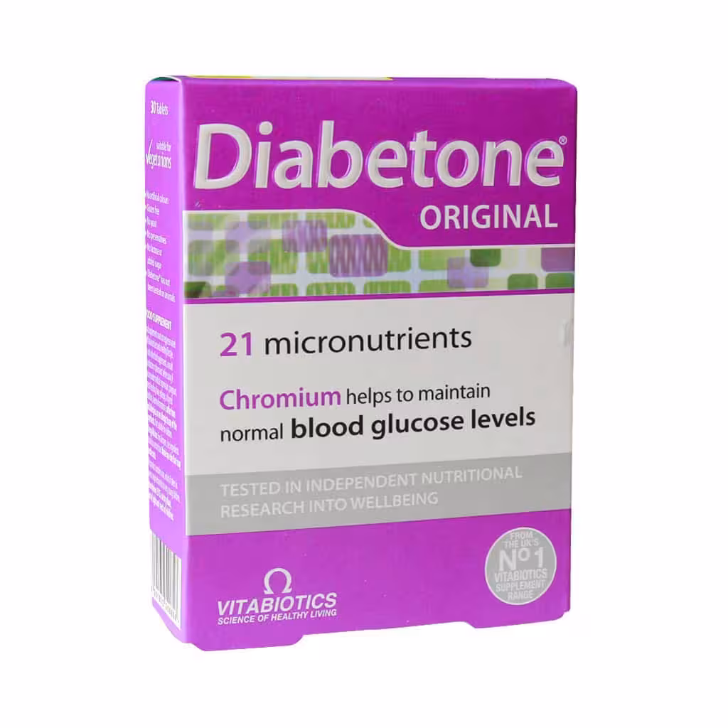 قرص دیابتون ویتابیوتیکس 30 عدد | Vitabiotics Diabetone