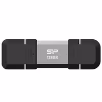 فلش مموری او تی جی تایپ سی و USB3.2 سیلیکون پاور مدل MOBILE C51 با ظرفیت 128 گیگابایت