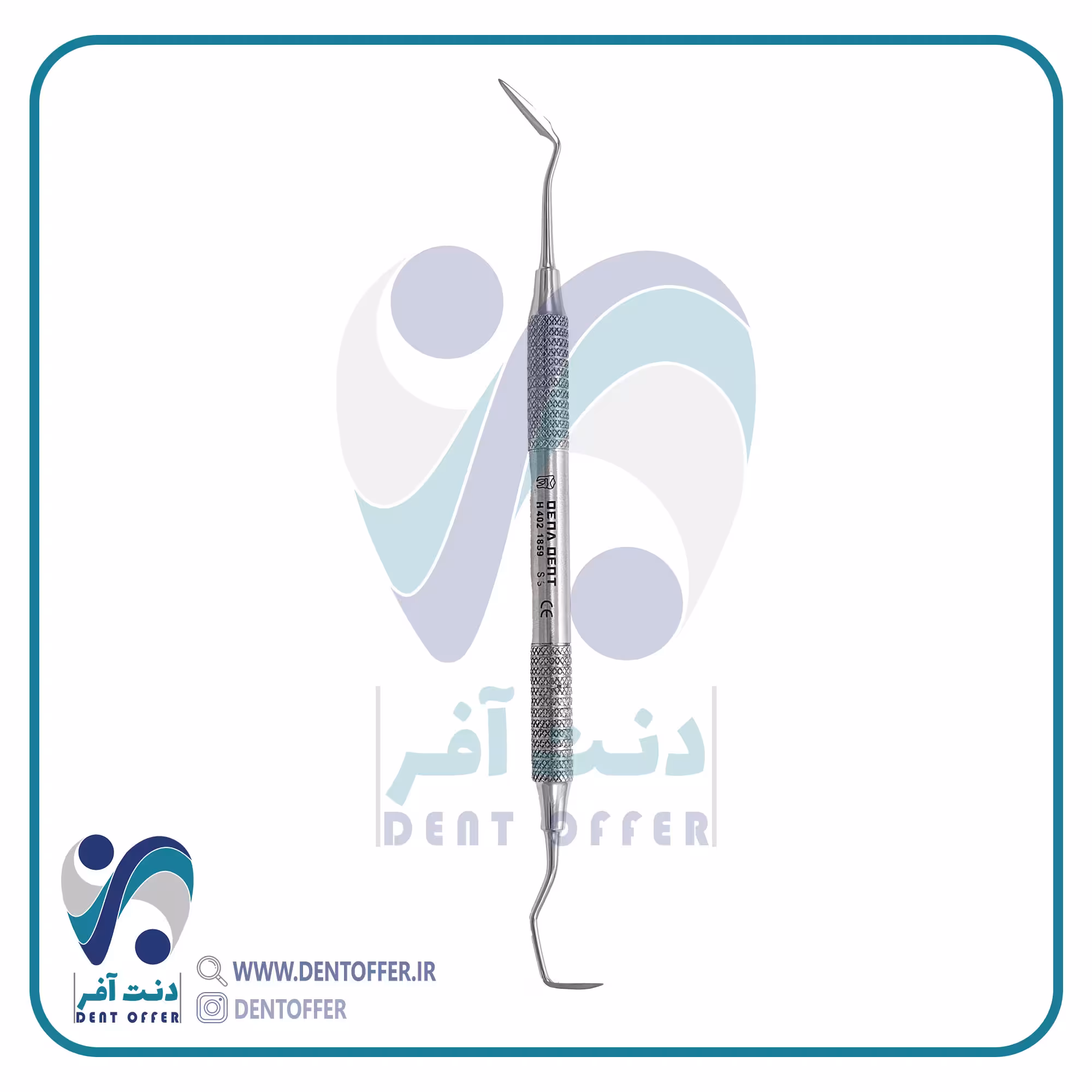 چاقو گلدمن فاکس دسته هالو برند دنا پویا
