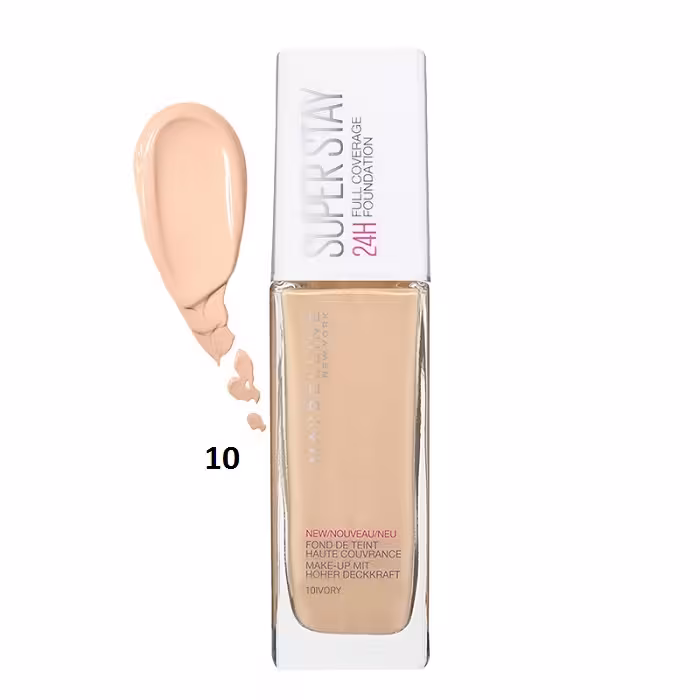 کرم پودر ميبلين سری Super Stay 24H شماره 10