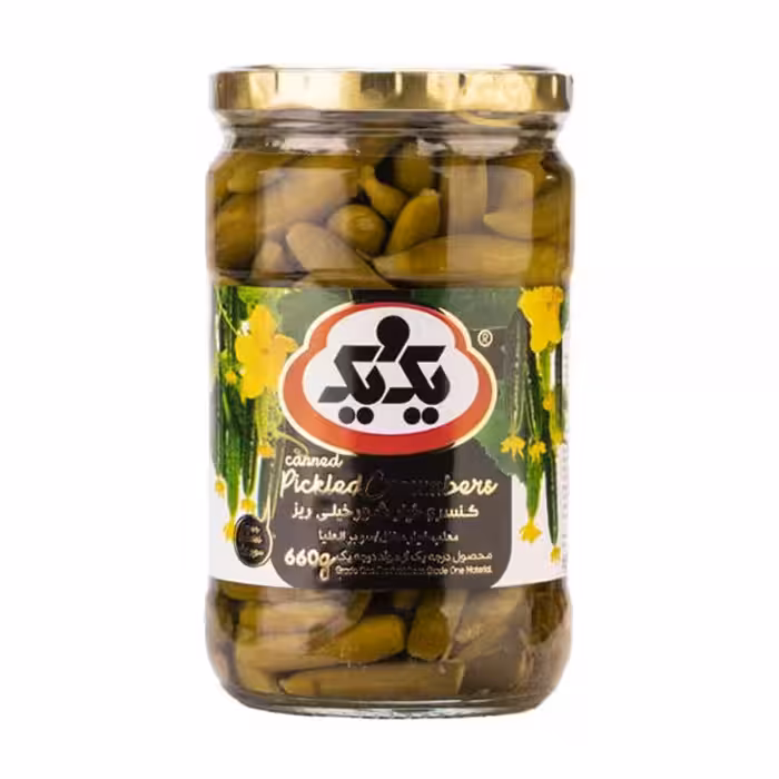 خیارشور سوپر ویژه یک و یک 660 گرمی