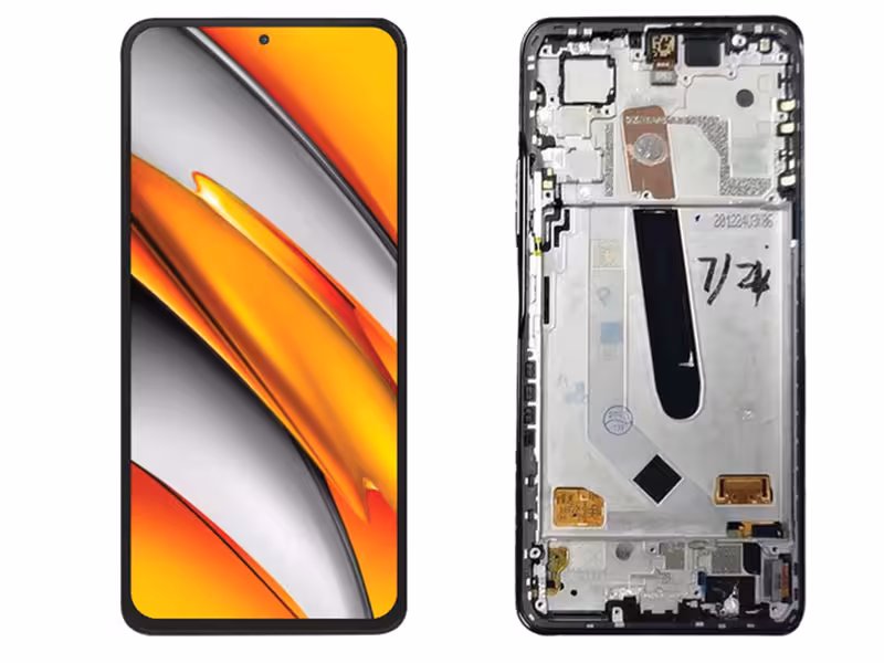 ال سی دی شیائومی نیواورجینال XIAOMI POCO F3 با فریم آبی
