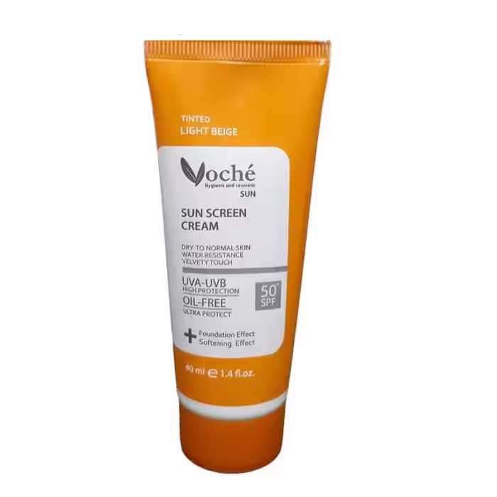 کرم ضد آفتاب وچه مناسب پوست خشک و معمولی SPF50 حجم 40 میلی لیتر