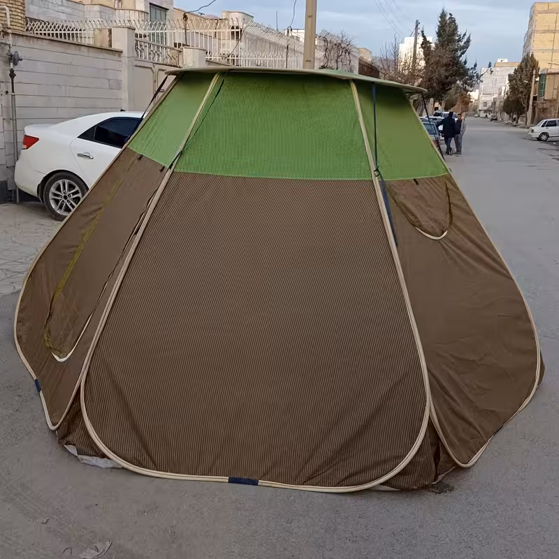چادر مسافرتی فنری 6ضلعی