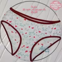 شورت نخی قلب و پاندا سایز 3