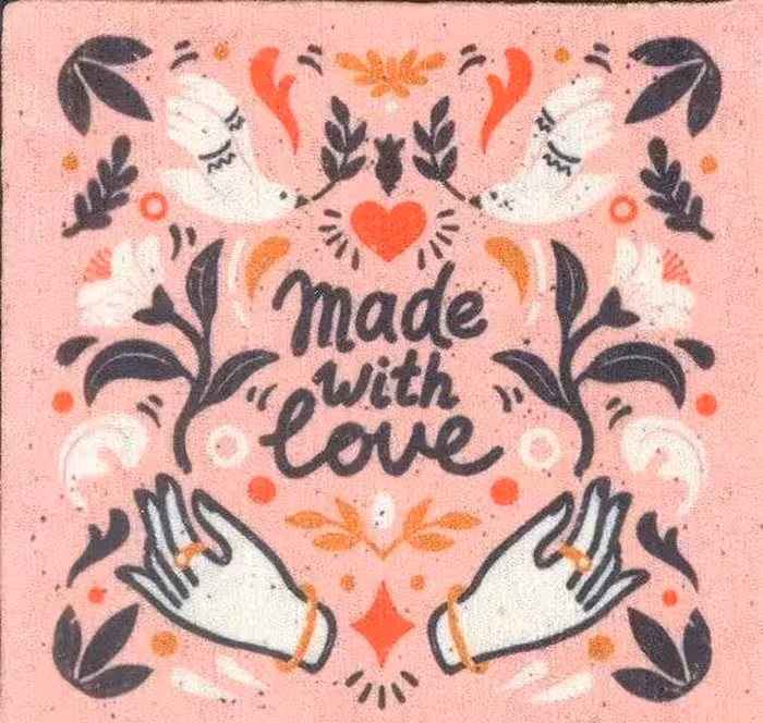 دفترچه یادداشت خط دار مخملی 11*11 قدیما (کدKA116)