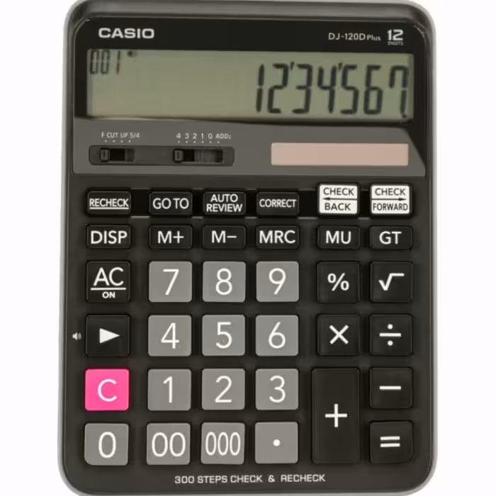 ماشین حساب کاسیو مدل DJ-120D Plus (اصل- ارسال رایگان)