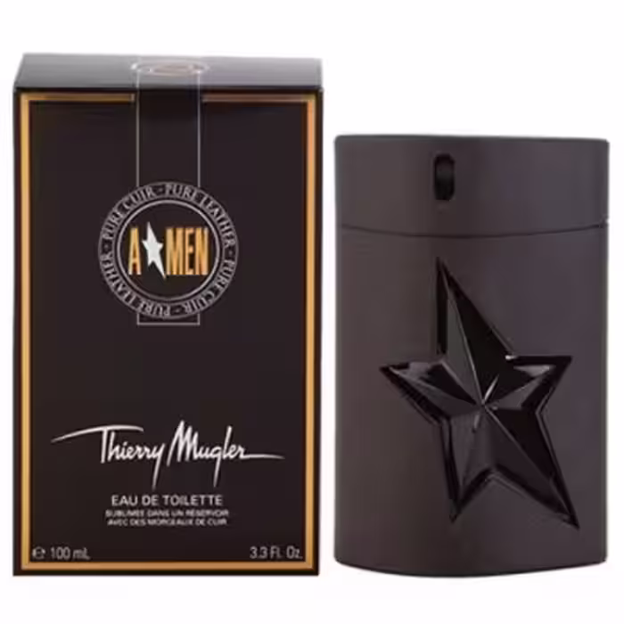عطر و ادکلن مردانه تیری موگلر ای من پیور لدر ادوتویلت THIERRY MUGLER A MEN PURE LEATHER EDT FOR MEN
