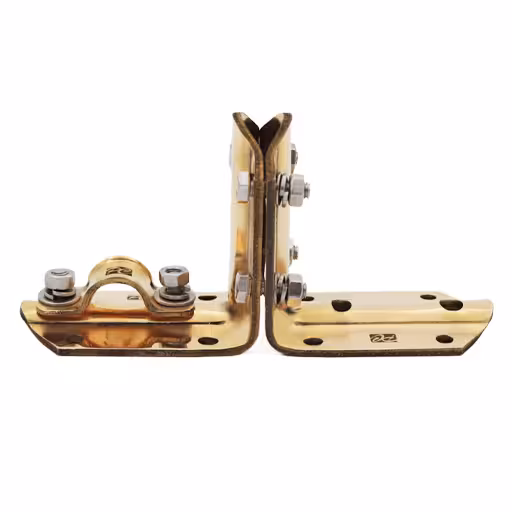 پايه برنجی برای اتصال برقگير به سيم نمره 35 تا 70 ميليمتر مربع (ABT)