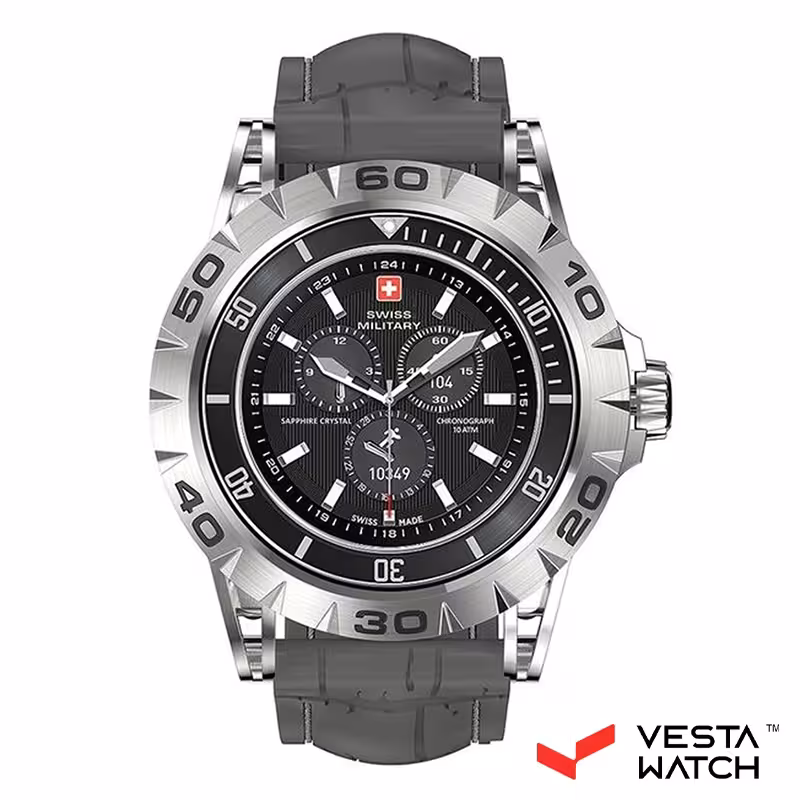 ساعت مچی هوشمند سوئیس میلیتاری SWISS MILITARY مدل SM-WCH-DOM2-S-GRY