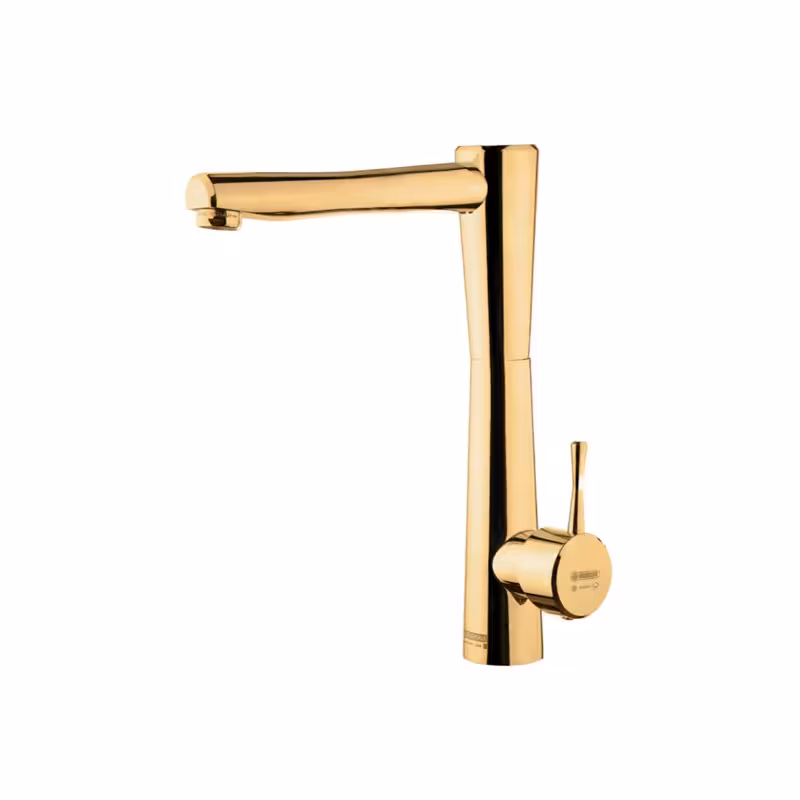 شیر ظرفشویی درخشان مدل فلاور طلایی