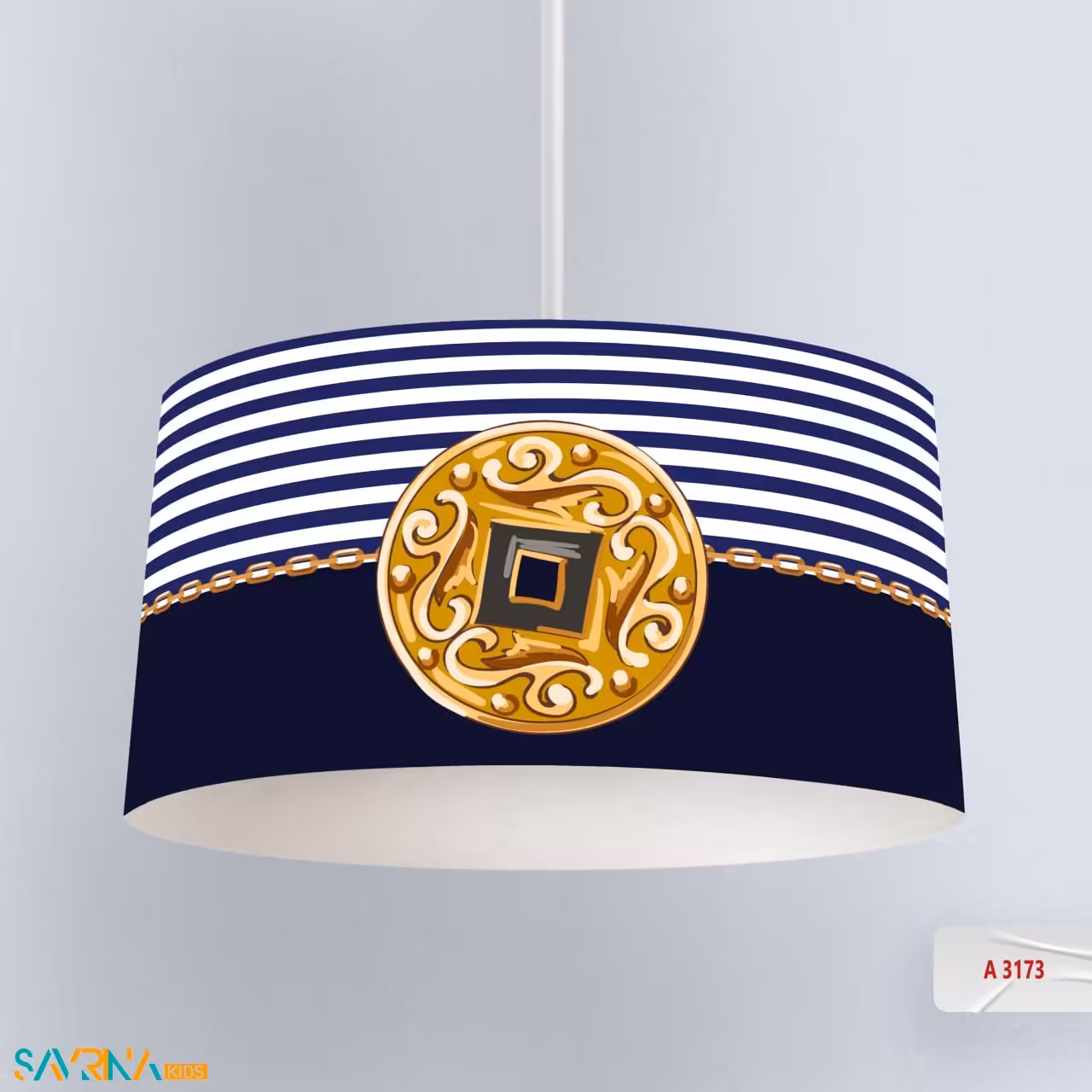 لوستر بچگانه طرح قایق کد A3173