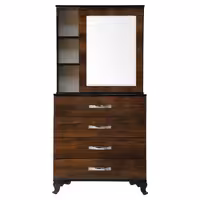 میز دراور آینه دار چوبکده ناب مدل MB68