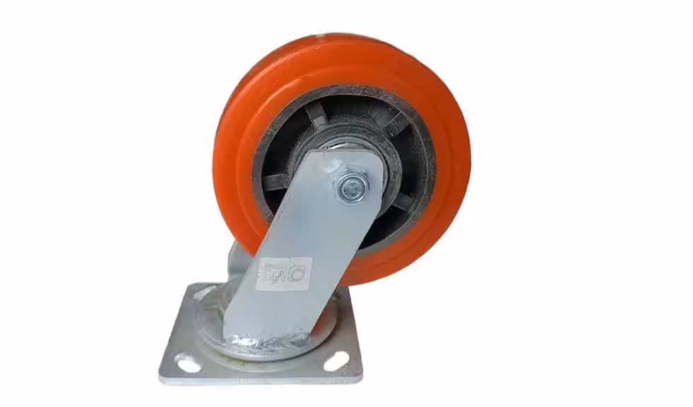 چرخ ترمزدار پلی آمید رینگ پلاستیک پارس PARS 15 سانتیمتر