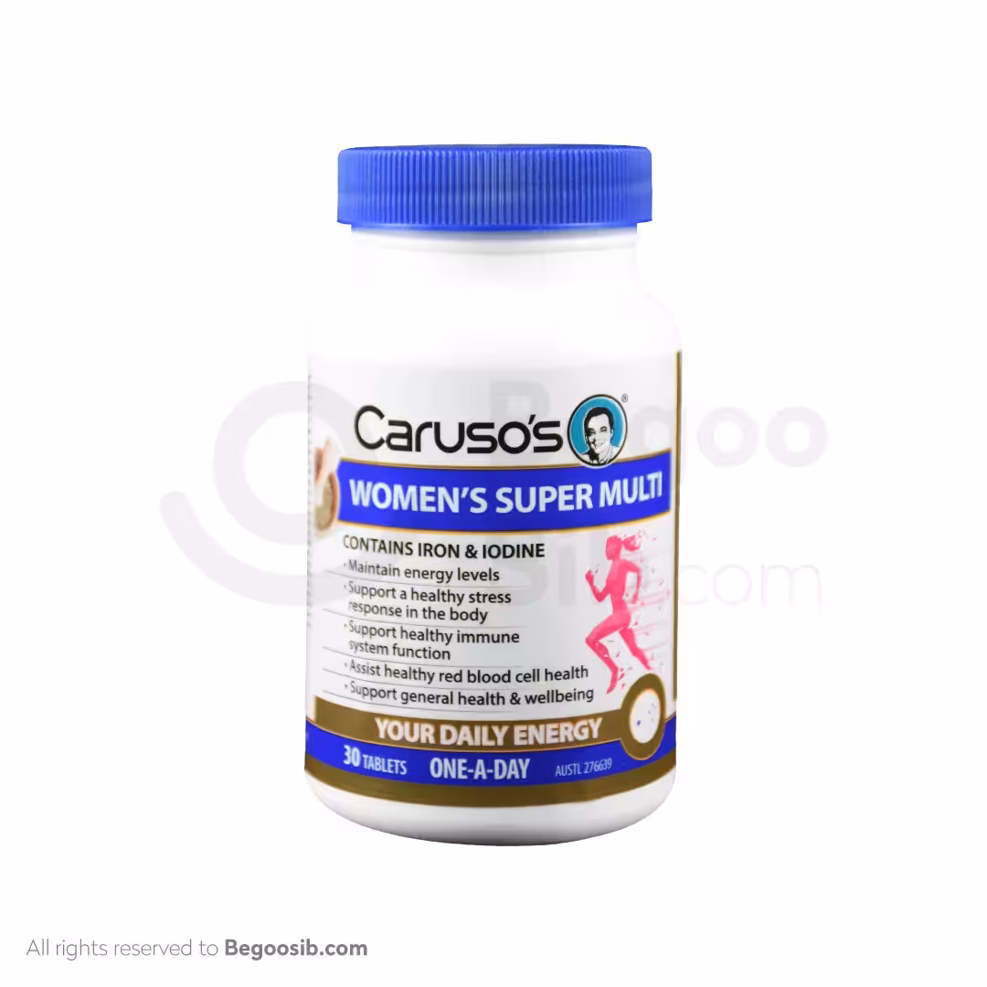 قرص وومنز سوپر مولتی کاروسوس نچرال هلث 30 عددی