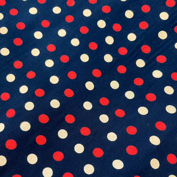 پارچه نخی خالدار کد 9530