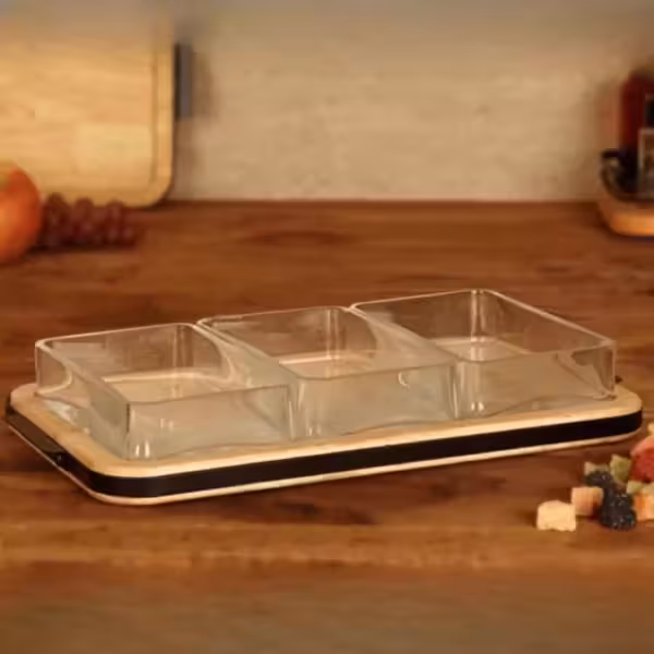 اردوخوری 3 عددی شیشه ای BVK 403313