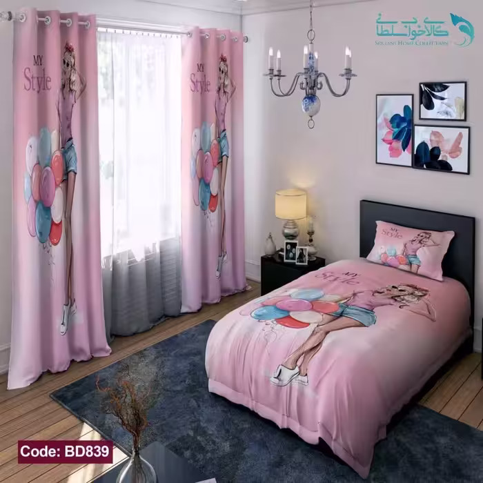 روتختی طرح استایلی یکنفره کد BD839