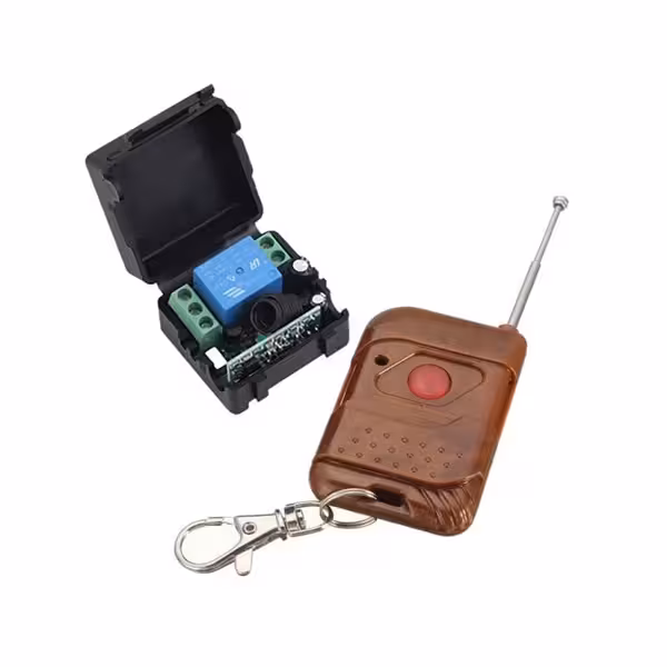 ماژول گیرنده تک کانال کد لرن 12 ولت با ریموت 315MHZ