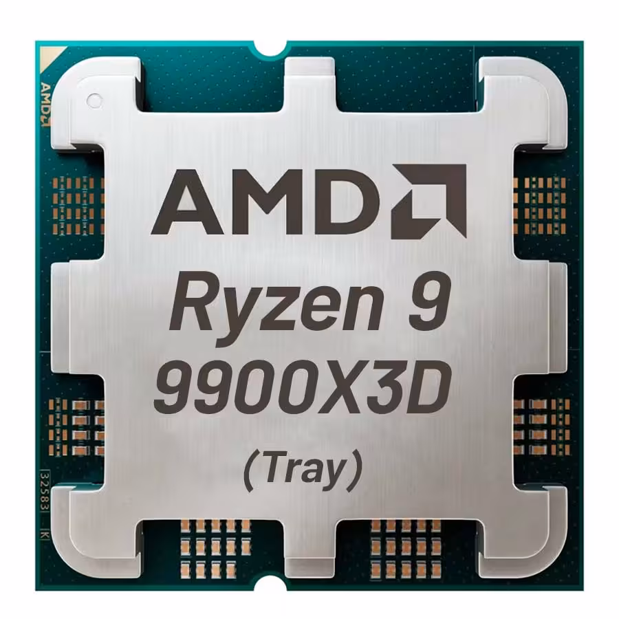 قیمت و خرید سی پی یو بدون باکس ای ام دی مدل Ryzen 9 9900X3D | یاس ارتباط