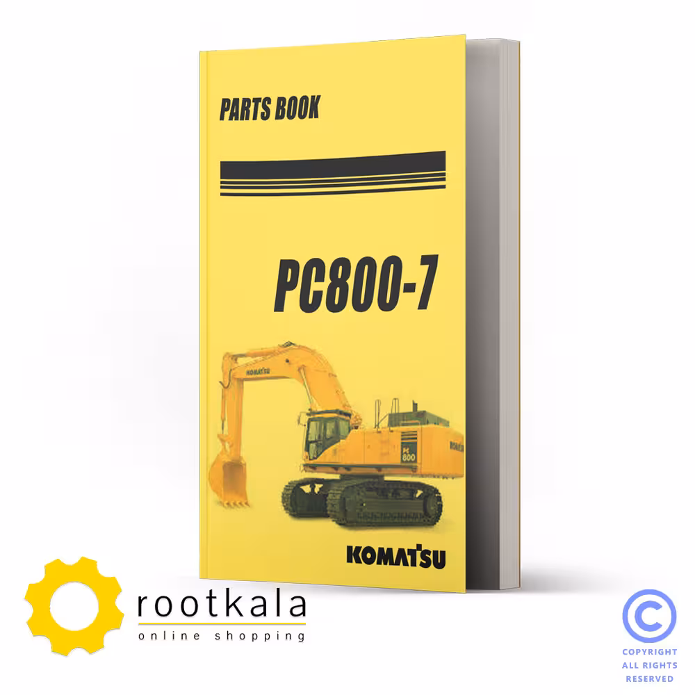 فایل PDF کتاب قطعات بیل مکانیکی کوماتسو PC800-7