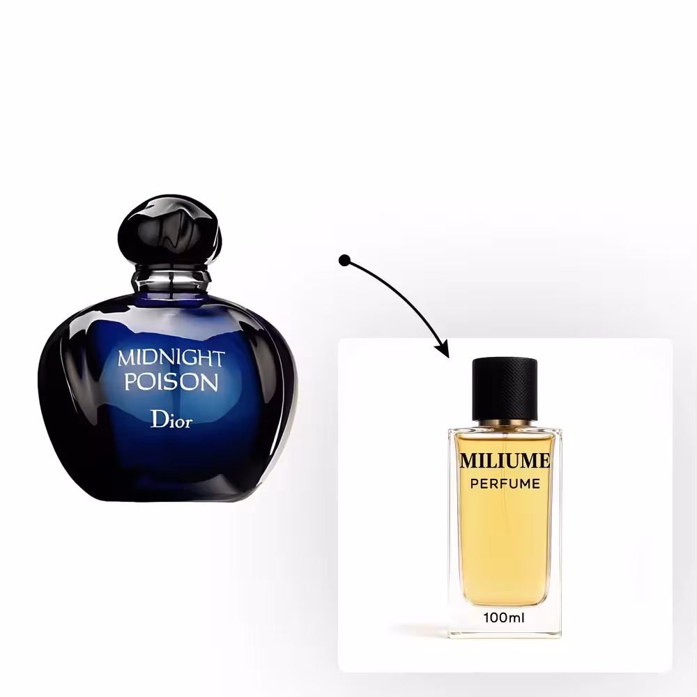 اسانس عطر Dior Midnight Poison برند kpf - کد 2651 - دیور میدنایت پویزن 100ML - میلیوم پرفیوم