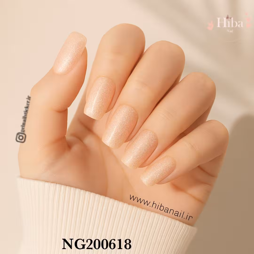 استیکر ژله ای کاشت ناخن (نیل رپ)_کد NG200618