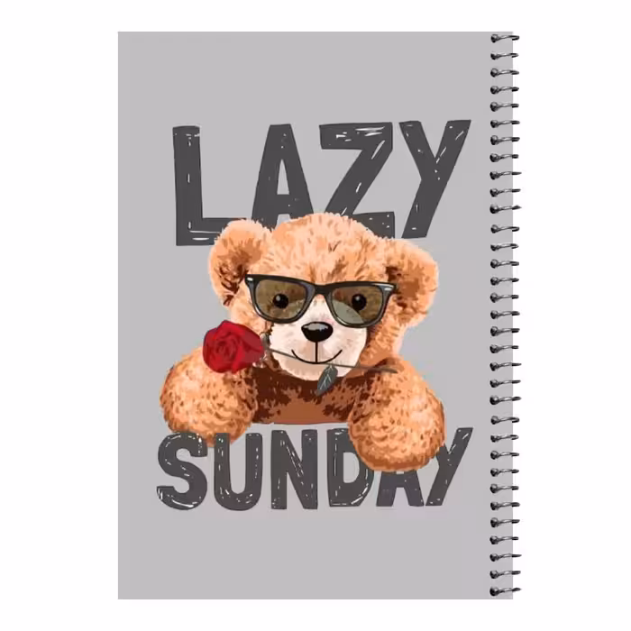 دفتر مشق 80 برگ اس جی مدل تدی گل