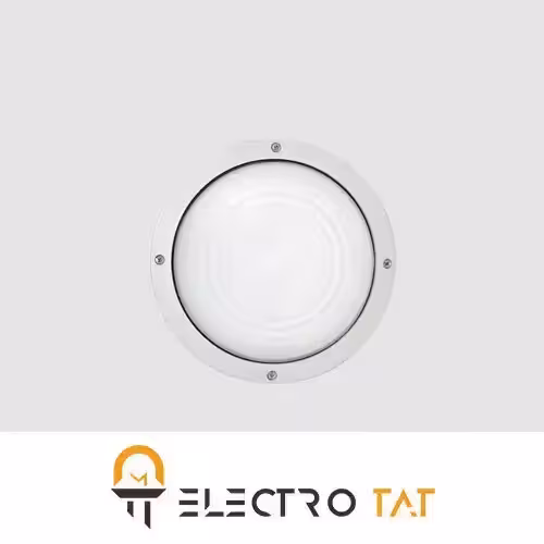 چراغ سقفی و دیواری مازی نور مدل كرونا سفید 15 وات 1200 لومن