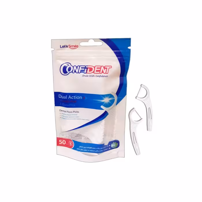 نخ دندان کمانی با عملکرد دوگانه نخ دندان وخلال دندان