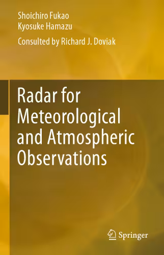 خرید و دانلود نسخه کامل کتاب Radar for Meteorological and Atmospheric Observations
