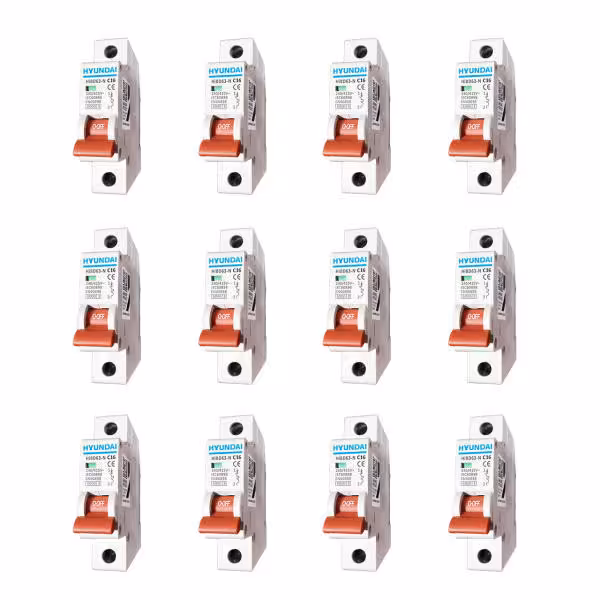 فیوز مینیاتوری تکفاز 32 امپر هیوندای مدل c32 بسته 12 عددی