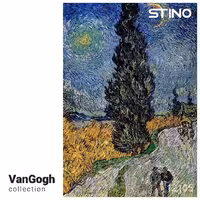 پازل شیشه ای استینو 1000 تکه طرح ونگوگ (کد 12105)،(باجعبه)
