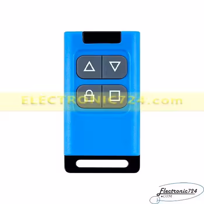 ریموت کنترل چهار کانال بلوتوثی 433 آبی مشکی