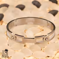 دستبند استیل مونت نقره ای 14650