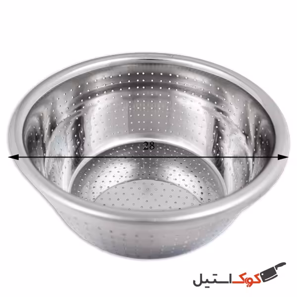 آبکش استیل ورق ضخیم دهنه 28