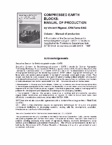خرید و دانلود نسخه کامل کتاب Compressed Earth Blocks. Manual of Production