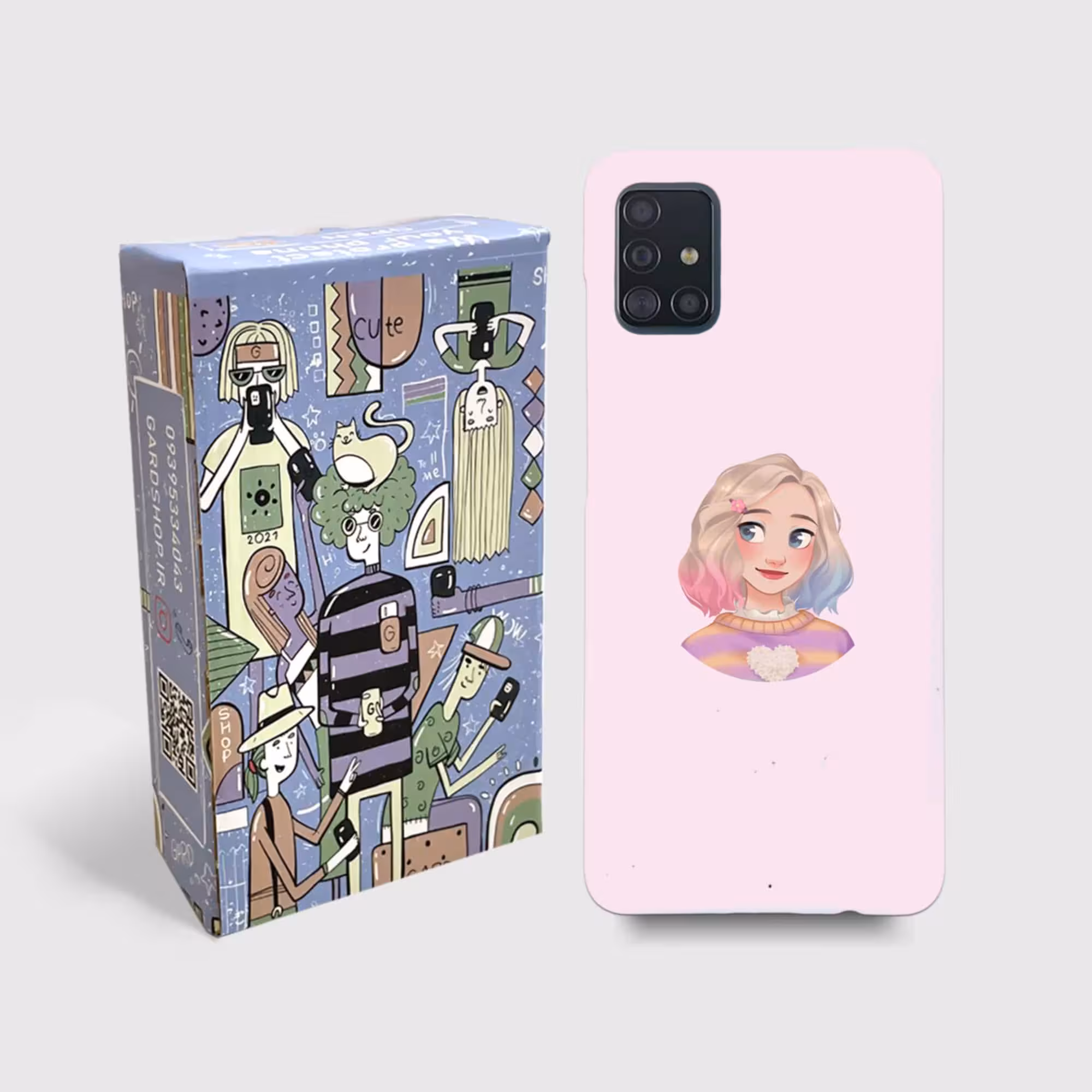 کاور گارد قاب مناسب برای گوشی موبایل سامسونگ a51 -کدg1010