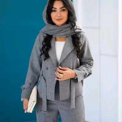 کراپ شلوار دیپلمات مدل فهامه
