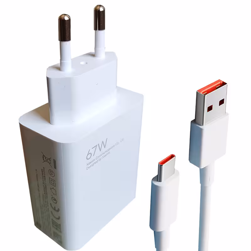 شارژر دیواری شیائومی مدل 67W به همراه تبدیل USB-C | کالا مکس