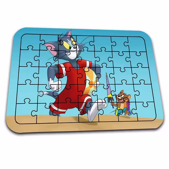 پازل فانتزی کودکانه با عکس تام و جری کد PZ550