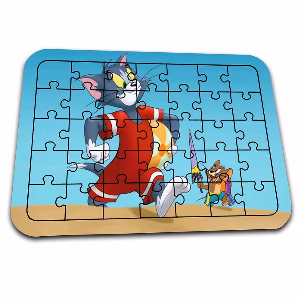 پازل فانتزی کودکانه با عکس تام و جری کد PZ550