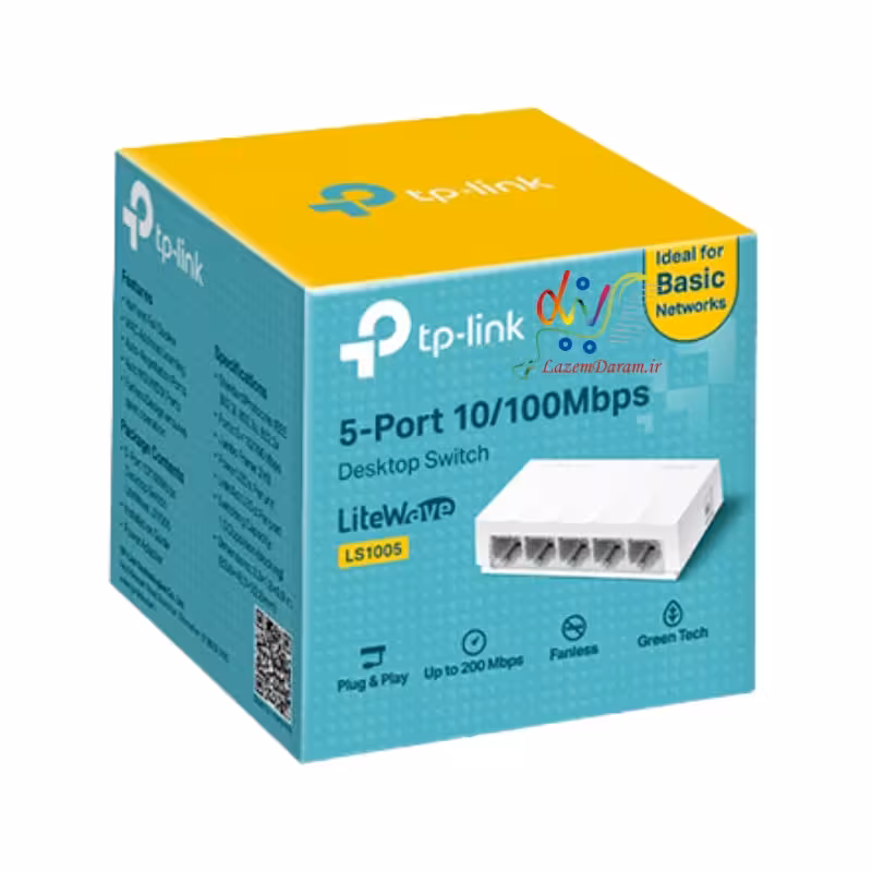 سوییچ شبکه 5 پورت TP-Link مدل LS1005