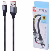 کابل شارژ Type-C تایپ سی 6 آمپر You Shenq Ku K-83
