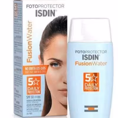 ضد آفتاب فیوژن واتر SPF 50 ایزدین بی رنگ حجم 50 میل