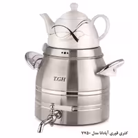 کتری قوری قیطاسی 6 لیتری مدل 7750 کف چدن