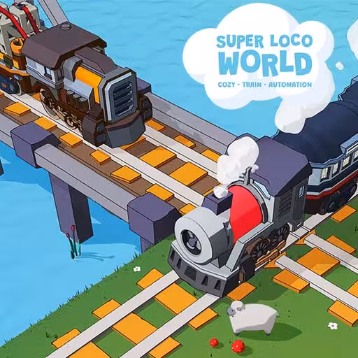 بازی Super Loco World – Cozy Train Automation استیم