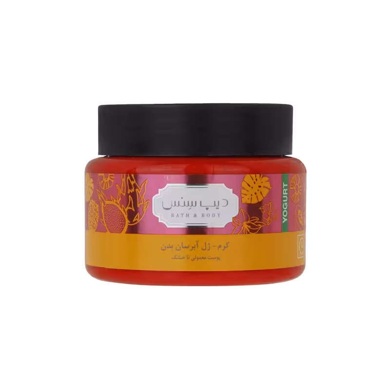 کرم ژل بدن دیپ سنس مدل yogurt حجم 250 میلی لیتر