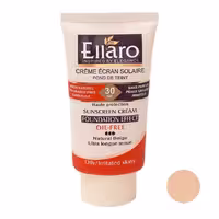 کرم ضد آفتاب رنگی الارو نچرال بژ SPF30 مناسب پوست چرب