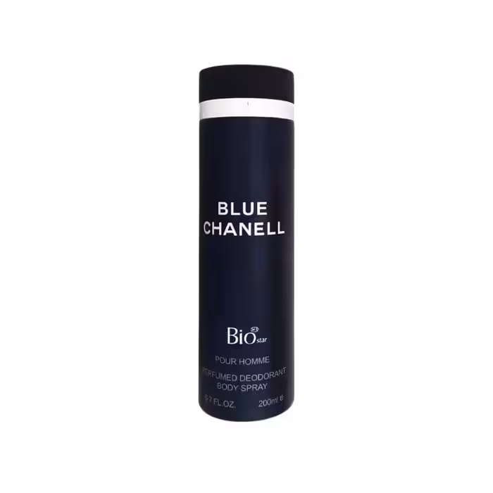 اسپری بدن مردانه بلو چنل بیو استار مدل BioStar Blue Chanell Body Spray